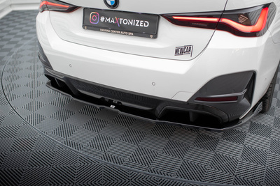 Arriere Splitter (avec une barre verticale) V.2 BMW i4 M-Pack G26