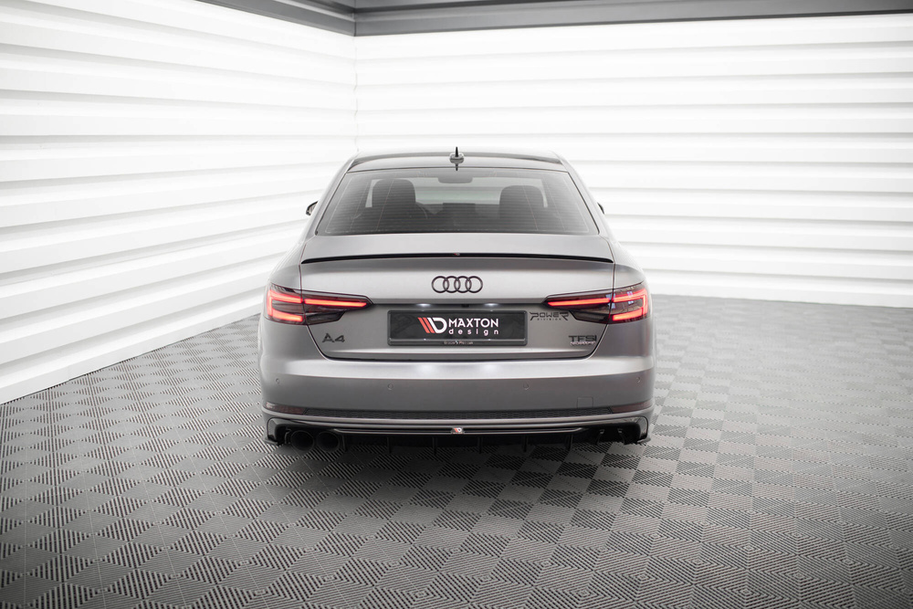 Diffuseur Arrière Complet V.1 Audi A4 S-line B9 (Version avec double embout d'échappement d'un côté)