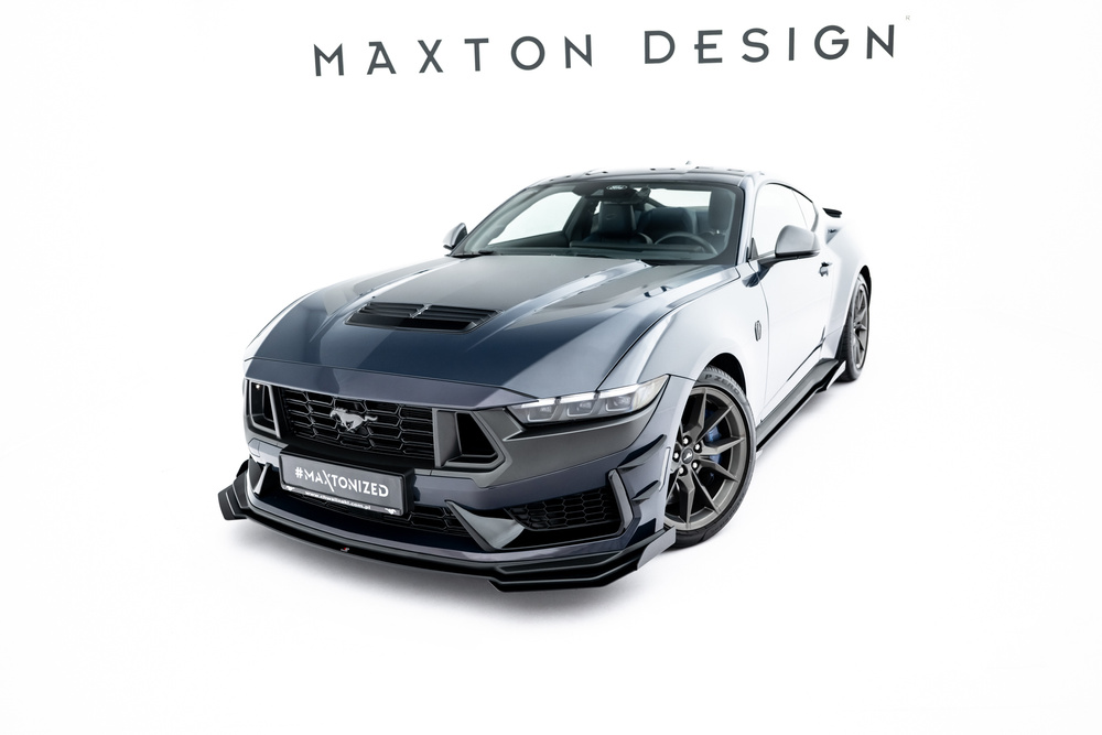 Street Pro Lame Du Pare-Chocs Avant + Flaps Ford Mustang Dark Horse Mk7