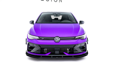 Street Pro Lame Du Pare-Chocs Avant + Flaps Volkswagen Golf R Mk8 Facelift