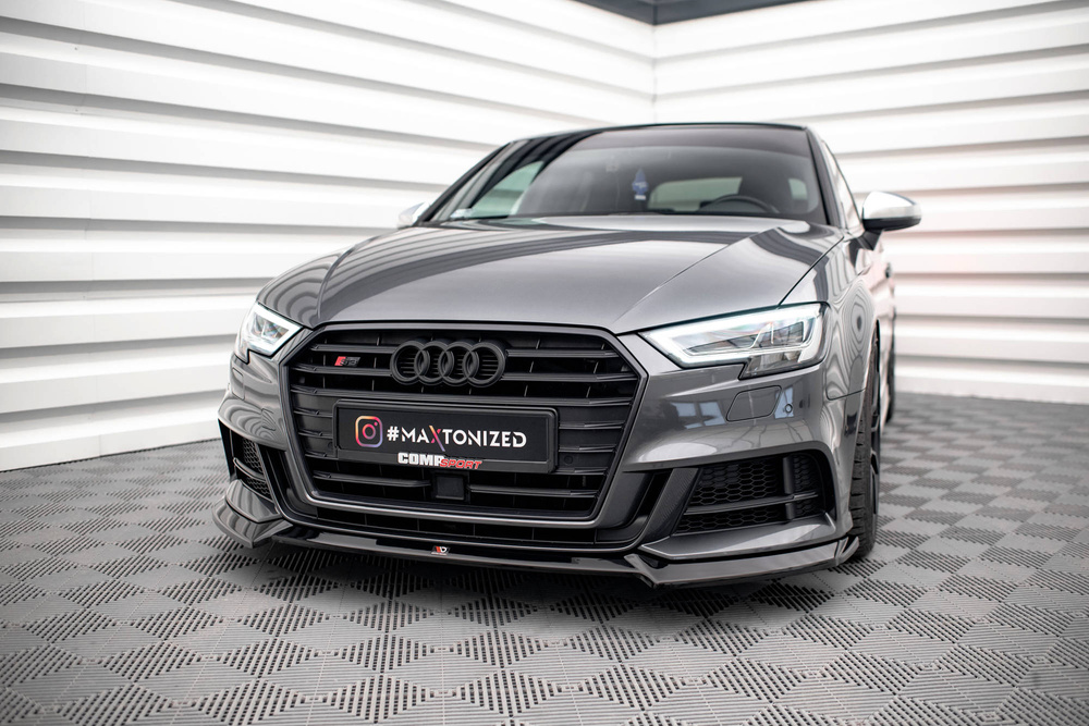 Lame Du Pare-Chocs Avant V.3 Audi S3 / A3 S-Line Sportback 8V Facelift