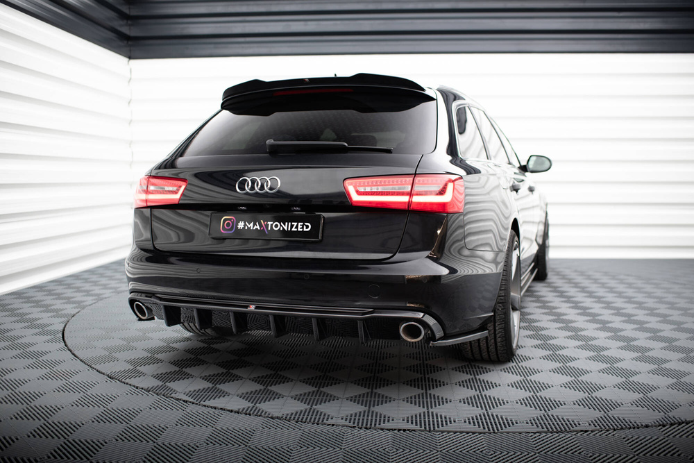 Diffuseur Arrière Complet Audi A6 Sedan / Avant C7 (Version mit Einzelauspuff auf beiden Seiten)