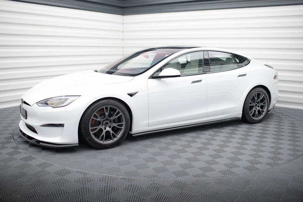 Rajouts Des Bas De Caisse V.2 Tesla Model S Plaid Mk1 Facelift