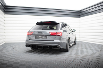 Lames De Pare-Chocs Arrière Latérales V.2 Audi S6 / A6 S-Line / A6 C7 FL