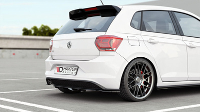 Arriere Splitter (avec une barre verticale) Volkswagen Polo GTI / R-line Mk6
