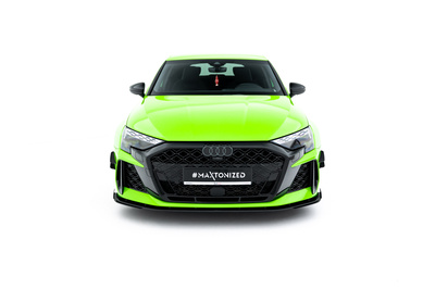 Street Pro Lame Du Pare-Chocs Avant + Flaps Audi RS3 Sportback 8Y Facelift