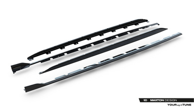 Set of Prepreg Carbon Fiber Side Skirts  Audi RS3 Sedan 8Y Facelift