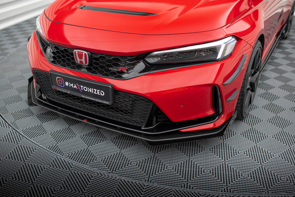 Street Pro Lame Du Pare-Chocs Avant  + Flaps Honda Civic Type-R Mk 11