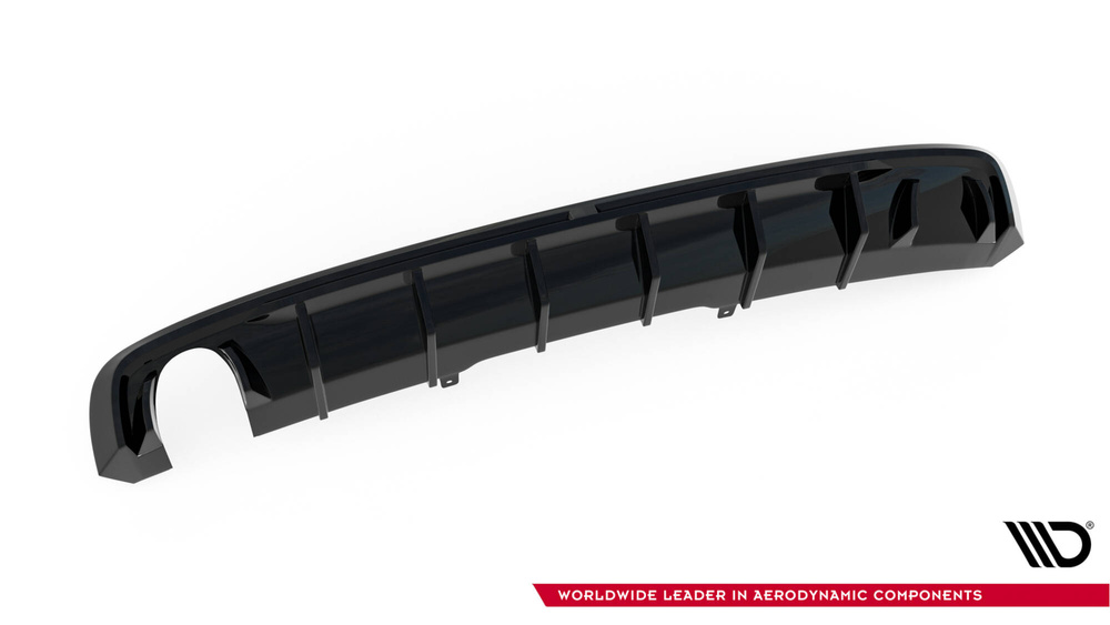 Diffuseur Arrière Complet V.1 Audi A4 S-line B9 (Version avec embouts d'échappement simples d'un côté)