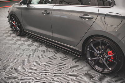 Street Pro Rajouts Des Bas De Caisse V.2 Hyundai I30 N / N-Line Hatchback / Fastback Mk3 / Mk3 Facelift