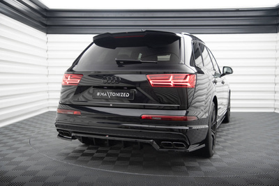 Arriere Splitter (avec une barre verticale) Audi SQ7 / Q7 S-Line Mk2