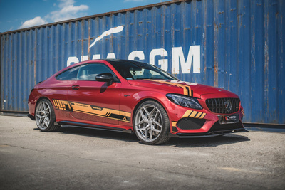 Street Pro Rajouts Des Bas De Caisse + Flaps Mercedes-AMG C43 / AMG-Line Coupe C205