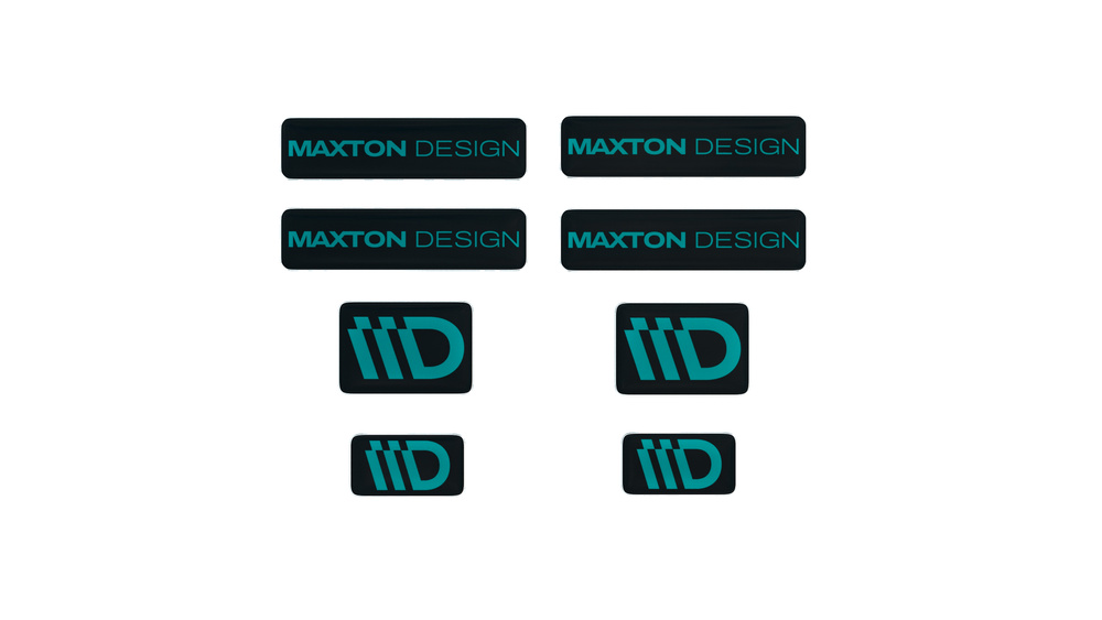 3D Noir et turquoise Maxton Design