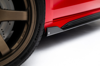 Set of Prepreg Carbon Fiber Side Skirts  Audi RS3 Sedan 8Y Facelift