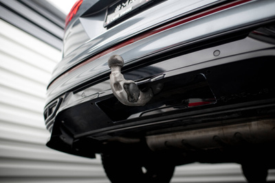 Arriere Splitter (avec une barre verticale) Volkswagen Tiguan Allspace R-Line Mk2 Facelift