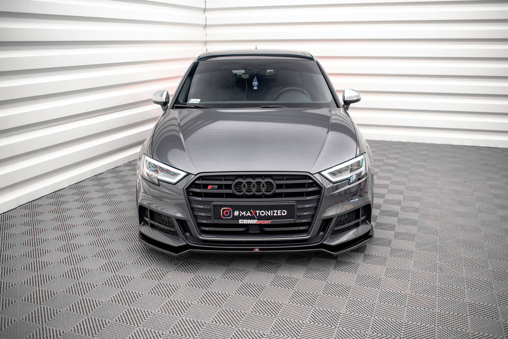 Lame Du Pare-Chocs Avant V.2 Audi S3 / A3 S-Line Sportback 8V Facelift