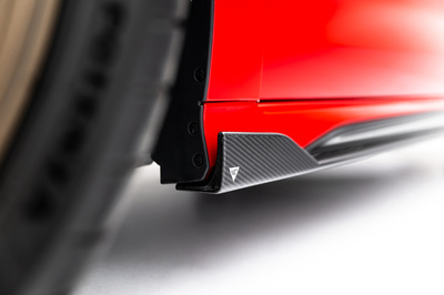 Set of Prepreg Carbon Fiber Side Skirts  Audi RS3 Sedan 8Y Facelift