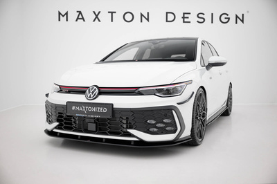 Street Pro Lame Du Pare-Chocs Avant Volkswagen Golf GTI / GTE / R-Line Mk8 Facelift