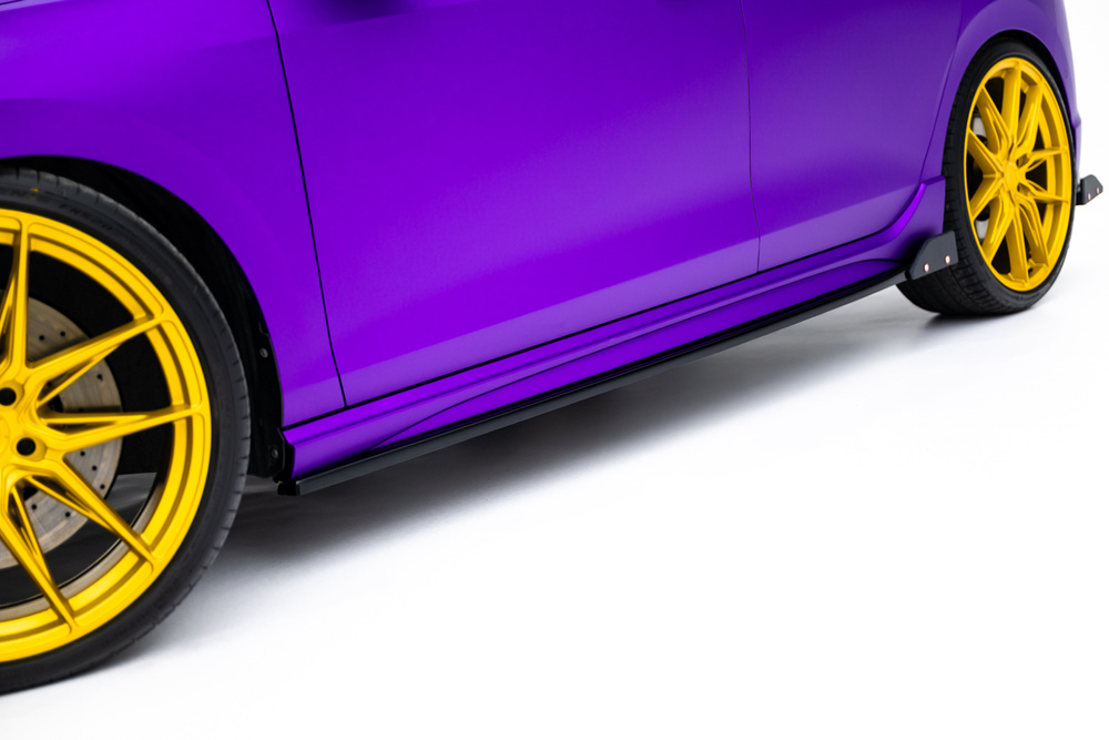 Rajouts Des Bas De Caisse V.2 + Ailerons Volkswagen Golf R Hatchback Mk8 Facelift