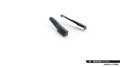 Fibre de Carbone Lames De Pare-Chocs Arrière Latérales Audi RSQ8 Mk1