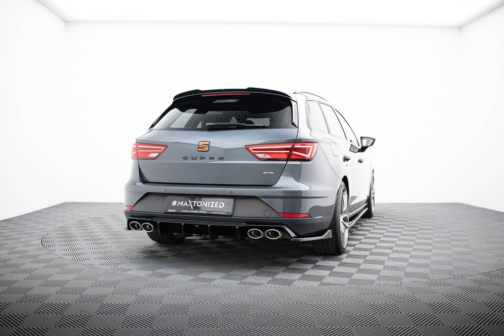 Lames De Pare-Chocs Arrière Latérales V.3 Seat Leon Cupra Mk3 FL Sportstourer