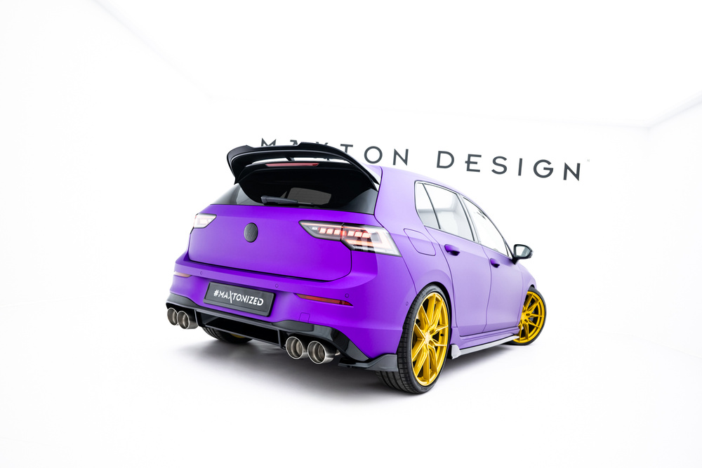 Lames De Pare-Chocs Arrière Latérales V.7 Volkswagen Golf R  Mk8 / Mk8 Facelift