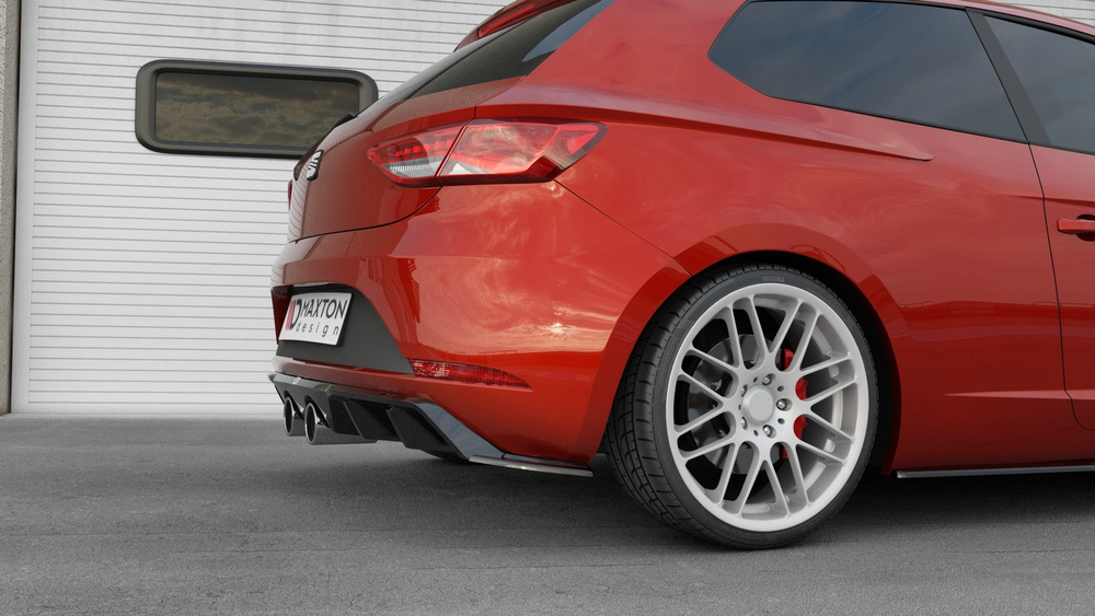 Rajout Du Pare-Chocs Arriere V.2 Seat Leon Cupra Hatchback Mk3 Facelift