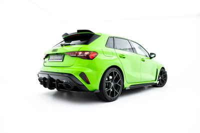 Street Pro Central Diffuseur Arriere + Flaps Audi RS3 Sportback 8Y Facelift