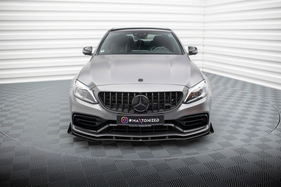 Street Pro Lame Du Pare-Chocs Avant  + Flaps Mercedes-AMG C63 Sedan / Estate W205 Facelift