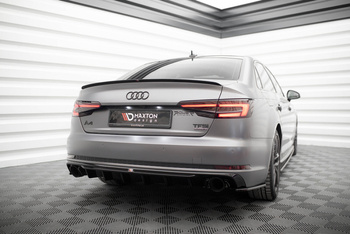 Diffuseur Arrière Complet V.1 Audi A4 S-line B9 (Version avec embouts d'échappement simples des deux côtés)