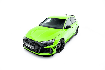 Street Pro Lame Du Pare-Chocs Avant + Flaps Audi RS3 Sportback 8Y Facelift