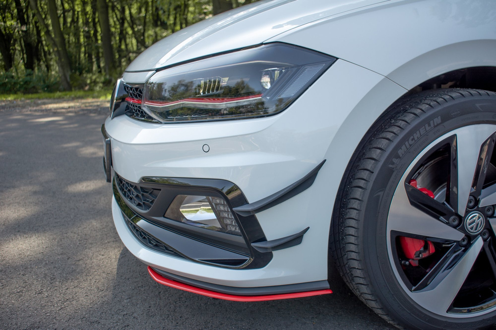 Ailes de pare-chocs avant (Canards) Volkswagen Polo GTI Mk6