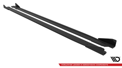 Street Pro Rajouts Des Bas De Caisse V.2 + Flaps Audi A3 S-Line Sedan / S3 Sedan 8Y / 8Y Facelift