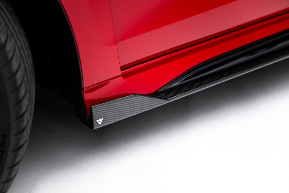 Set of Prepreg Carbon Fiber Side Skirts  Audi RS3 Sedan 8Y Facelift