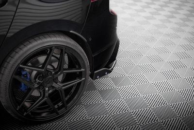 Lames De Pare-Chocs Arrière Latérales V.5 + Flaps Volkswagen Golf R Mk8