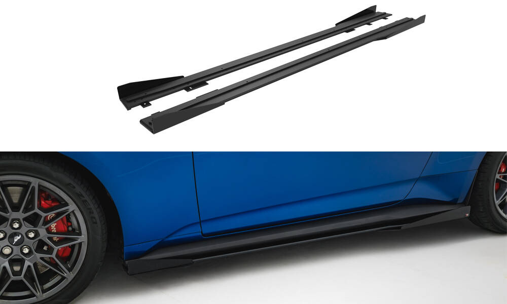 Street Pro Rajouts Des Bas De Caisse + Flaps Ford Mustang GT Mk7