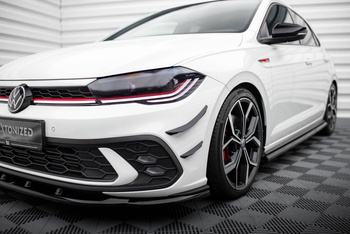 Ailes de pare-chocs avant (Canards) Volkswagen Polo GTI Mk6 Facelift