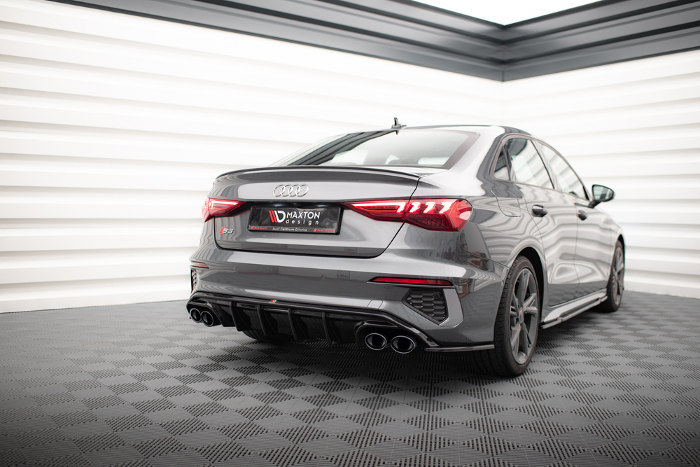 Rajout Du Pare-Chocs Arriere + Faux Pot D'échappement Audi A3 S-Line Sedan 8Y