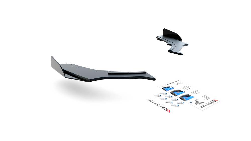 Street Pro Lame Du Pare Chocs Arriere V.3 + Flaps BMW 1 F20 M140i