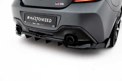 Arriere Splitter (avec une barre verticale) V.1 + Flaps Toyota GR86 Mk1