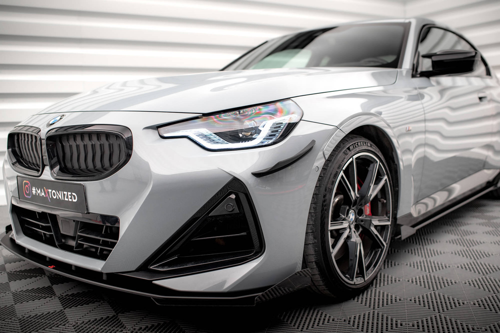 Ailes de pare-chocs avant (Canards) BMW 2 Coupe M-Pack / M240i G42