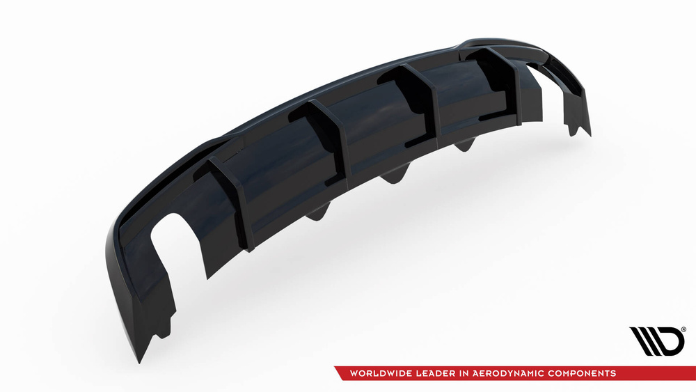 Diffuseur Arrière Complet Audi A5 Coupe 8T Facelift (Version avec échappements simples des deux côtés)