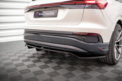 Arriere Splitter (avec une barre verticale) Audi Q4 e-tron Sportback S-line Mk1