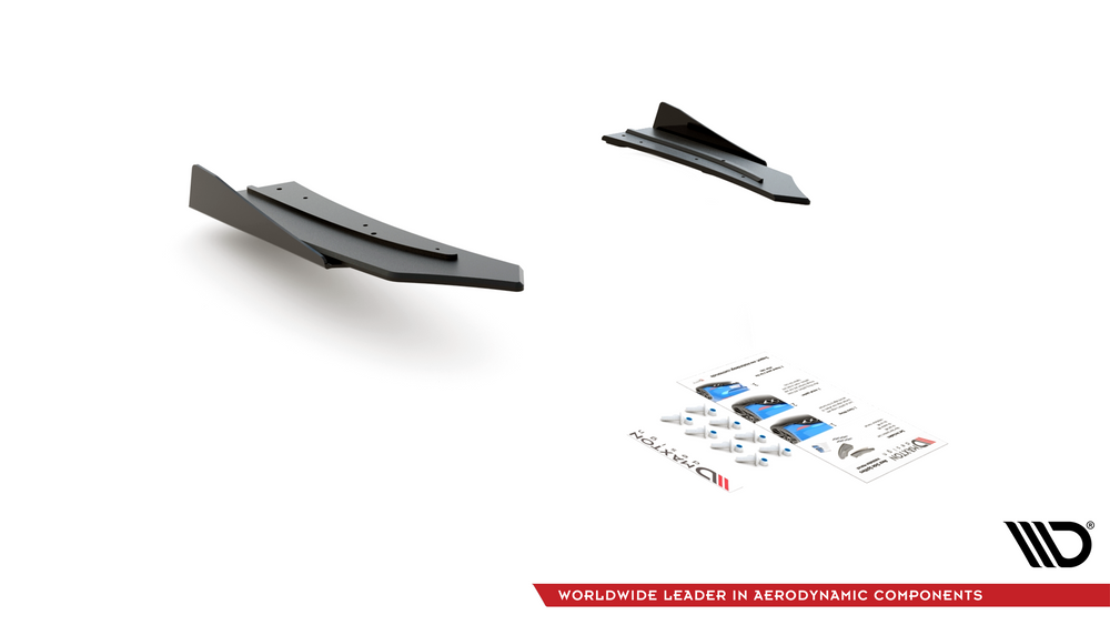 Street Pro Lame Du Pare Chocs Arriere + Flaps Mercedes-AMG C43 Coupe C205