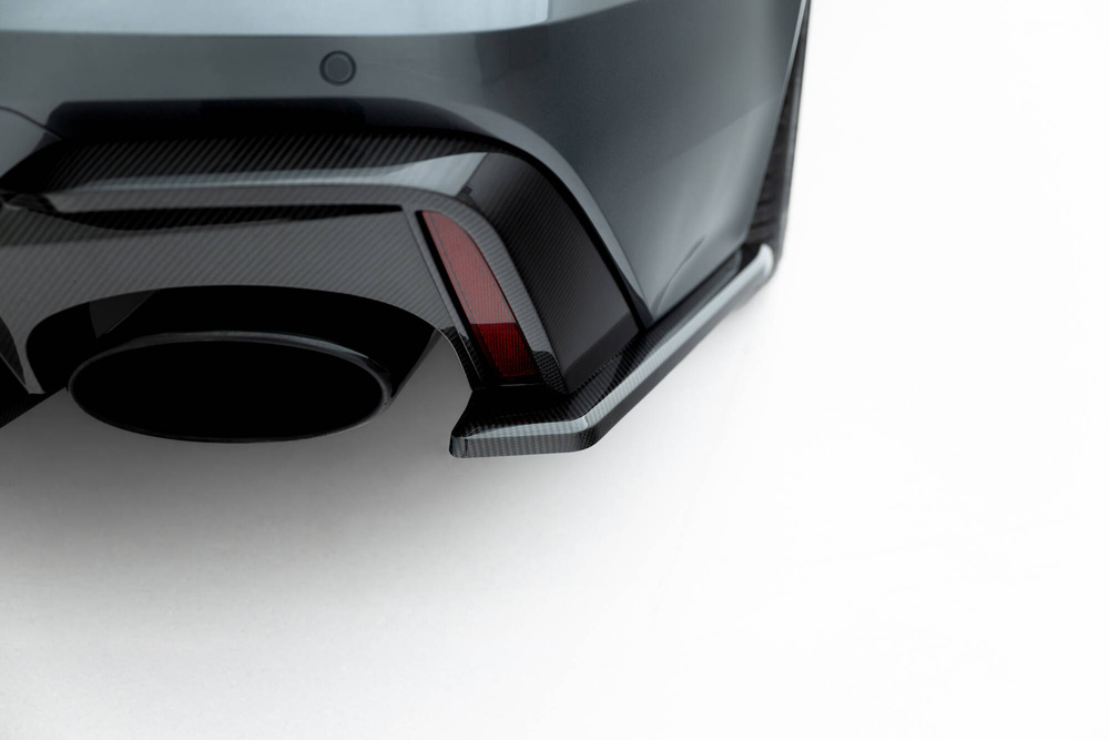 Fibre de Carbone Lames De Pare-Chocs Arrière Latérales Audi RS6 C8 