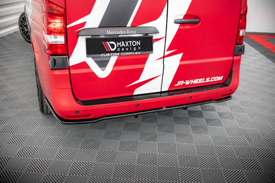 Arriere Splitter (avec une barre verticale) Mercedes-Benz Vito Long / V Long W447 Facelift