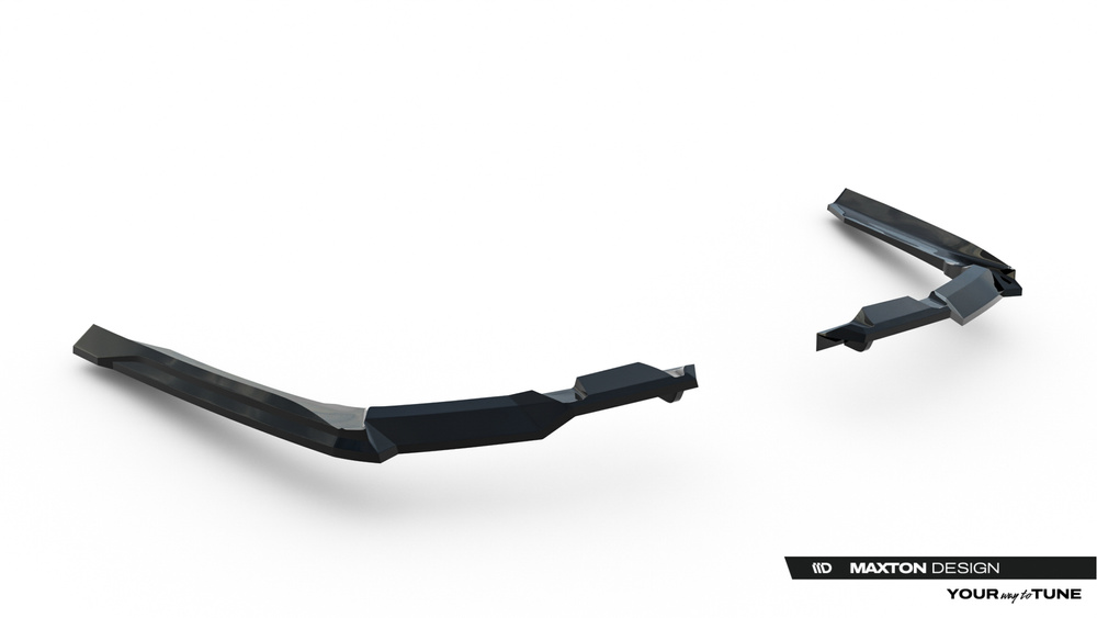 Arriere Splitter (avec une barre verticale) V.1 BMW 5 / i5 M-Pack Sedan / Touring G60 / G61