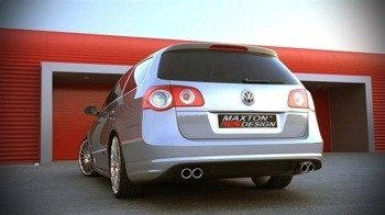 RAJOUT DU PARE-CHOCS ARRIERE VW PASSAT B6 ( R-LINE LOOK ) 2 ECHAPPEMENT