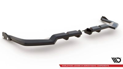 Arriere Splitter (avec une barre verticale) V.1 + Flaps Honda Civic Type-R Mk 11