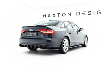 Diffuseur Arrière Complet Audi A4 B8 Facelift (Version double échappement simple face)